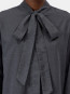 Bow tie shirt dk grey melange 