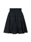 Callia s voile skirt navy 