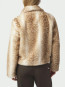 Camina faux fur jacket beige 