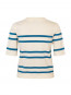 Carla-m bravana stripe knit sugar sapphire 