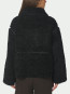 Castor faux fur jacket black 