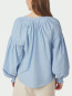 Celise chambray blouse light blue 