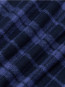 Check flannel jacket with slogan navy 