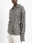Cleah shirt grey checked 