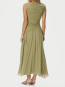 Cludine mesh dress sage green 