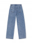 Cocoon denim pants faded denim 25