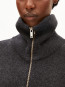 Cotton wool knit jacket steel mel XS