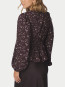 Delphine flowerbunch blouse choco plum 