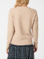 Dina soft knit blouse sand mel 