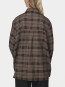 Dita flannel check shirt brown 