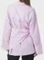 Dita scarf stripe blouse light pink 