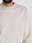 Mini logo sweatshirt plain grey mel 