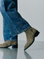 Elva boots suede dust green 