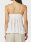 Elvena s voile top white 