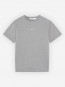 Embroidered relaxed t-shirt grey mel 