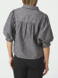 Etta stripe b shirt dark grey 