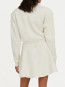 Firm knit cardigan egret 