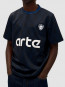 Football shirt black navy 