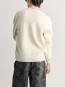Fox head milano lambswool knit pure ecru 