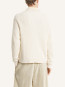 Fox head ribbed polo jumper sandshell 