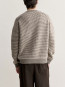 Fox head waffle stitch knit moon beige 