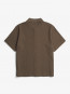 Gustav crochet shirt chestnut 