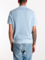 Hansie ss zip polo cerulean 