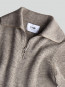 Holger half zip pullover nature mel 