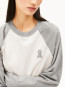 Iconic a raglan longsleeve undyed silver 