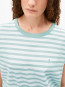 Idaara stripe t-shirt wht foam 