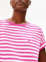 Idaara stripe t-shirt white berry 