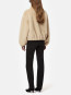 Iris shaved mink bomber latte multi 
