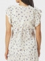 Jayla small blossom top white blue M
