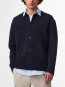 Jonas wool shirt navy 