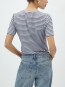 Julie-m gg t-shirt multi stripe falcon blue 