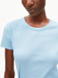Kardaa rib t-shirt blue glow S