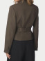 Kaylin structure blazer dusty brown M