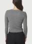 Kirrera knit blouse dk grey mel 