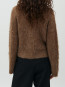 Lari-m brush knit walnut melange 