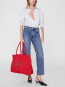Leo canvas tote bag tango red 