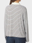 Lirenne striped polo blouse lt blue 