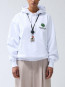Logo hoodie white 