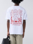 Lost surfer t-shirt white 