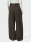 Lucille structure pant dk brown XS