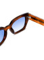 Luna sunglass transparent grad blue havana 