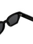 Luna sunglass transparent grey black 