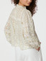 Lyla soft border blouse dusty yellow 