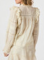 Mauri s voile blouse light yellow 