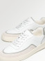 Mondo stack sneaker nappa wht off wht 