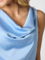 Muna heavy sateen top dusty blue 